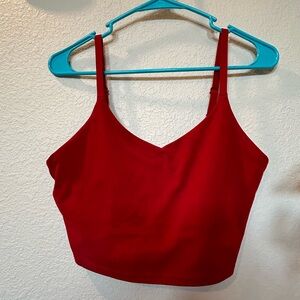 Athleta Elation v neck longline crop tank